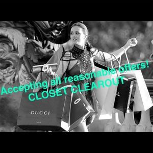 Accepting all reasonable offers! Closet clearout❤️